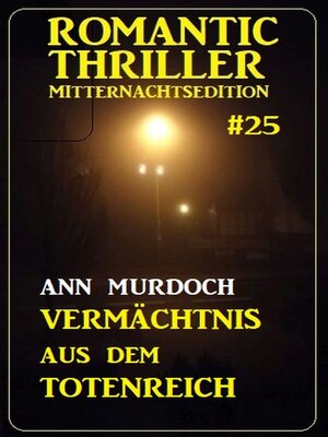 cover image of Vermächtnis aus dem Totenreich